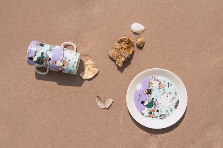 Muumi lautanen 2025 Rantapäivä, Ø19,5 cm Moomin Arabia