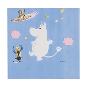 Muumi paperiservetti - Avaruusseikkailu, 20-pack - Moomin Arabia