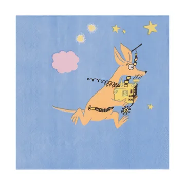 Muumi paperiservetti - Avaruusseikkailu, 20-pack - Moomin Arabia
