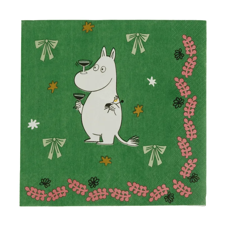 Muumi paperiservetti - Rakkauslahja, 33x33 cm, 20 kpl - Moomin Arabia