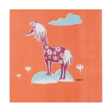 Muumi paperiservetti - Sateenvarjon alla, 20-pack - Moomin Arabia