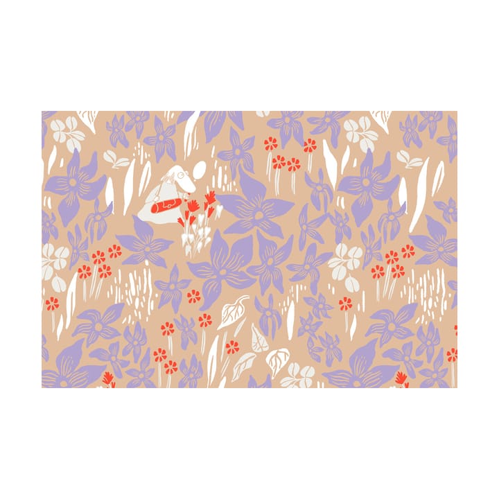 Muumi pussilakanasetti 150 x 210 cm, Lilja beige Moomin Arabia