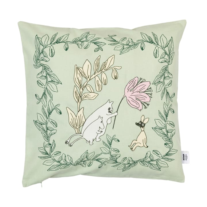 Muumimainen tyynynpäällinen 50x50 cm - Vihreä - Moomin Arabia