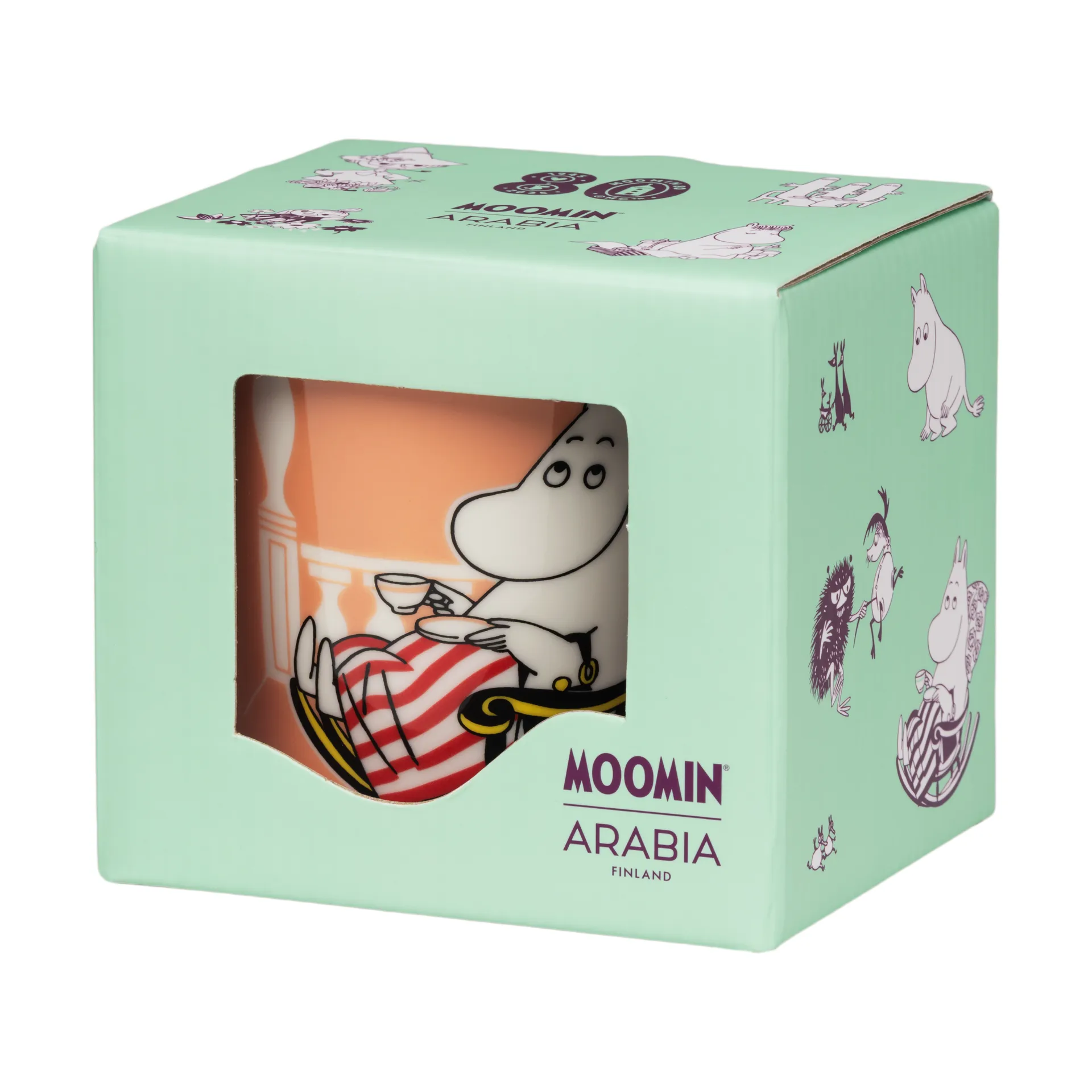 Muumimamma muumimuki 80-vuotisjuhla, 30 cl Moomin Arabia