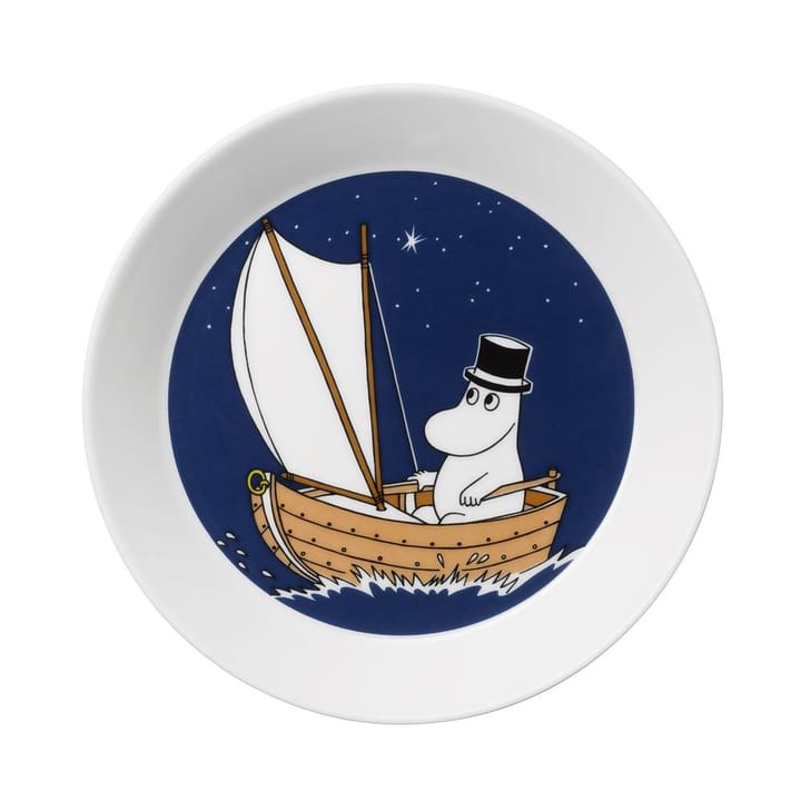 Muumipappa lautanen, Tummansininen Moomin Arabia