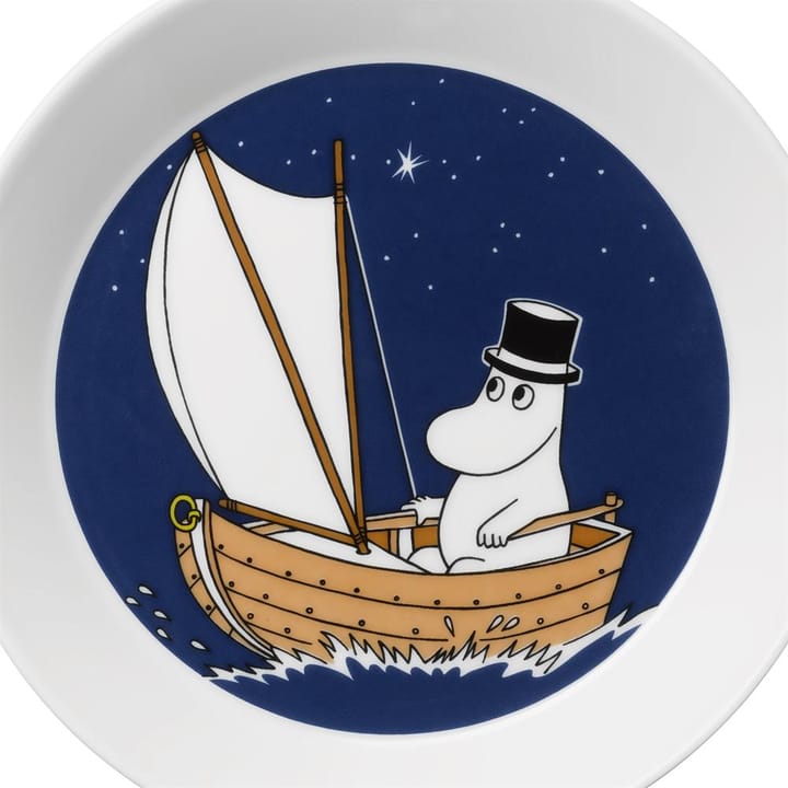 Muumipappa lautanen, Tummansininen Moomin Arabia