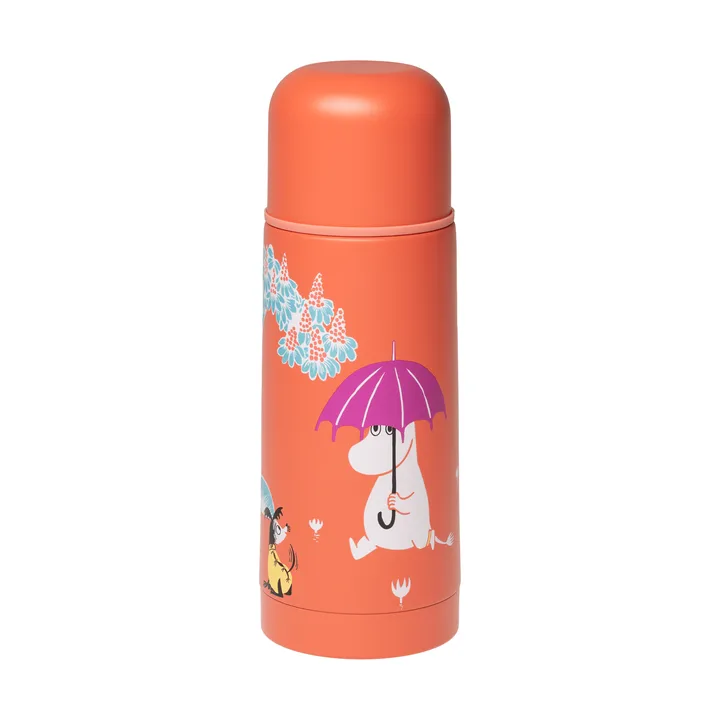 Muumit-termospullo - Sateenvarjon alla - Moomin Arabia