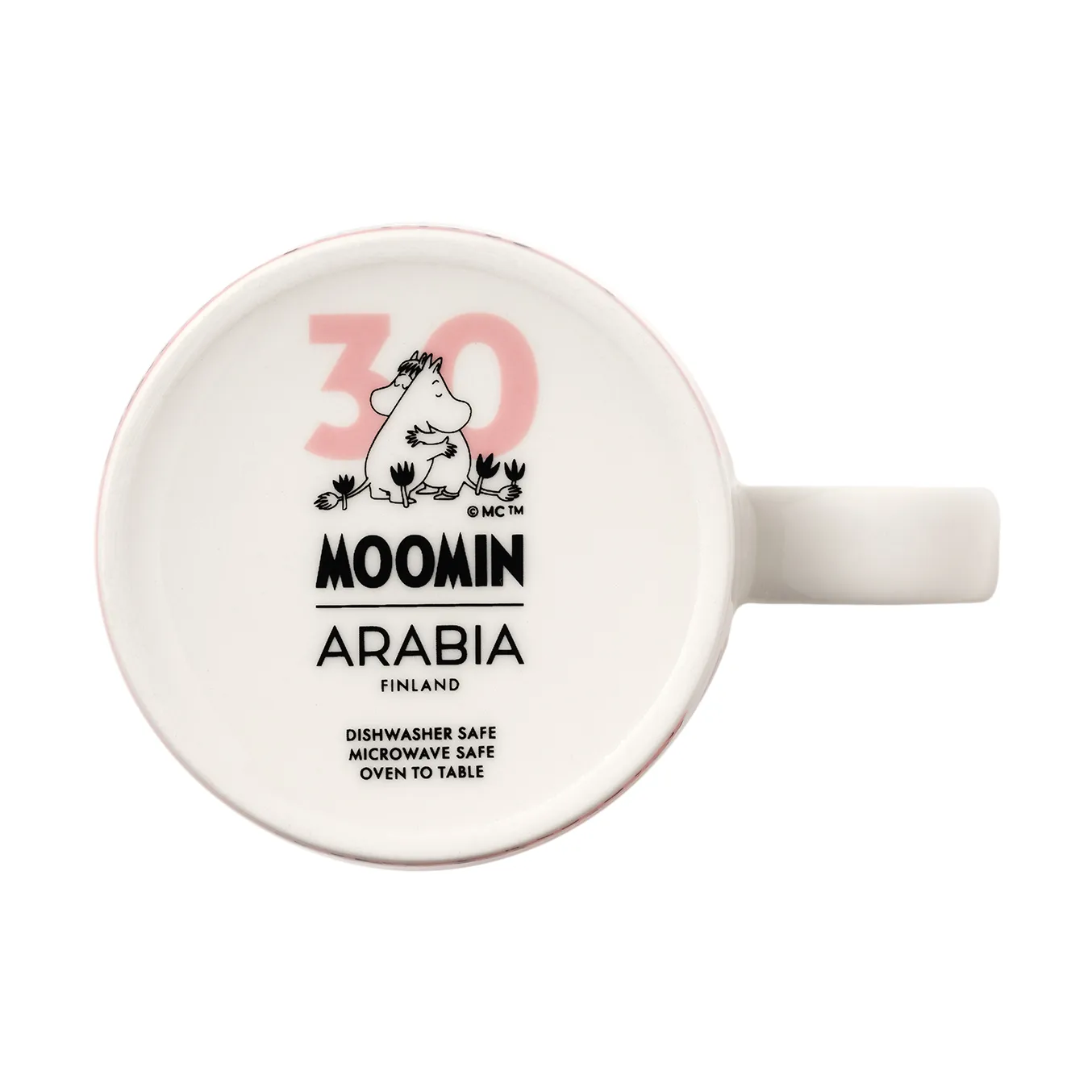 Rakkaus 30 vuotta Muumimuki ja lautanen Limited Edition, 2 osaa Moomin Arabia