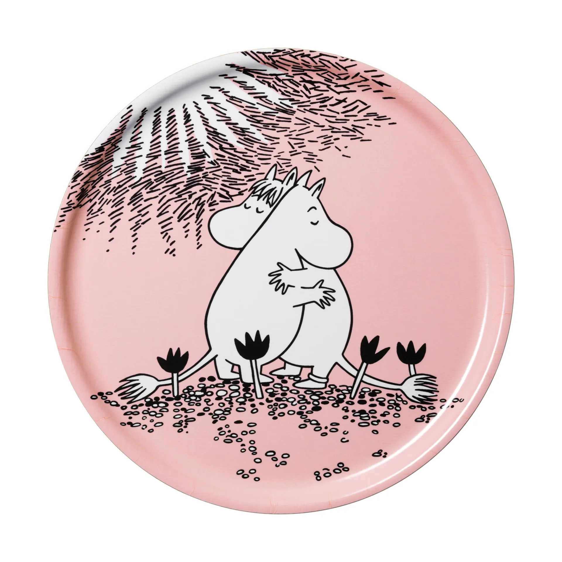 Rakkaus Muumi tarjotin, Ø35 cm Moomin Arabia