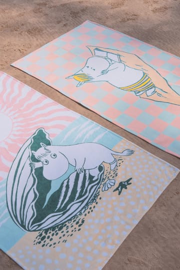 Rantapäivä Muumi rantapyyhe - 93x150 cm - Moomin Arabia