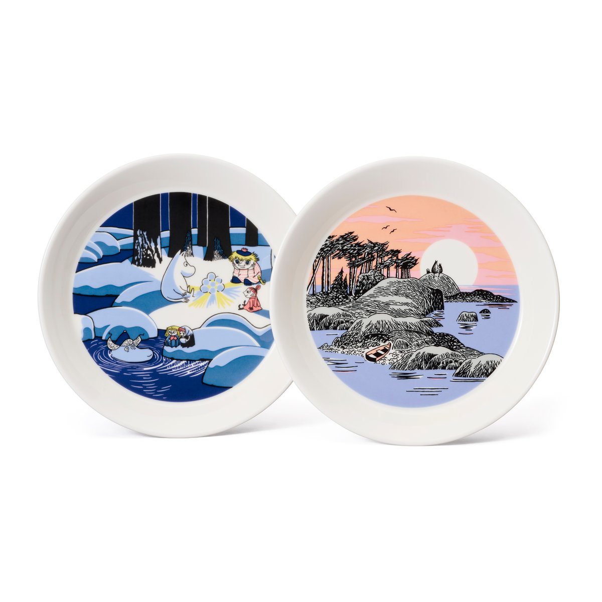 Moomin Arabia Snow lantern & Moomin’s Day 2018 Muumi lautaset 19 cm