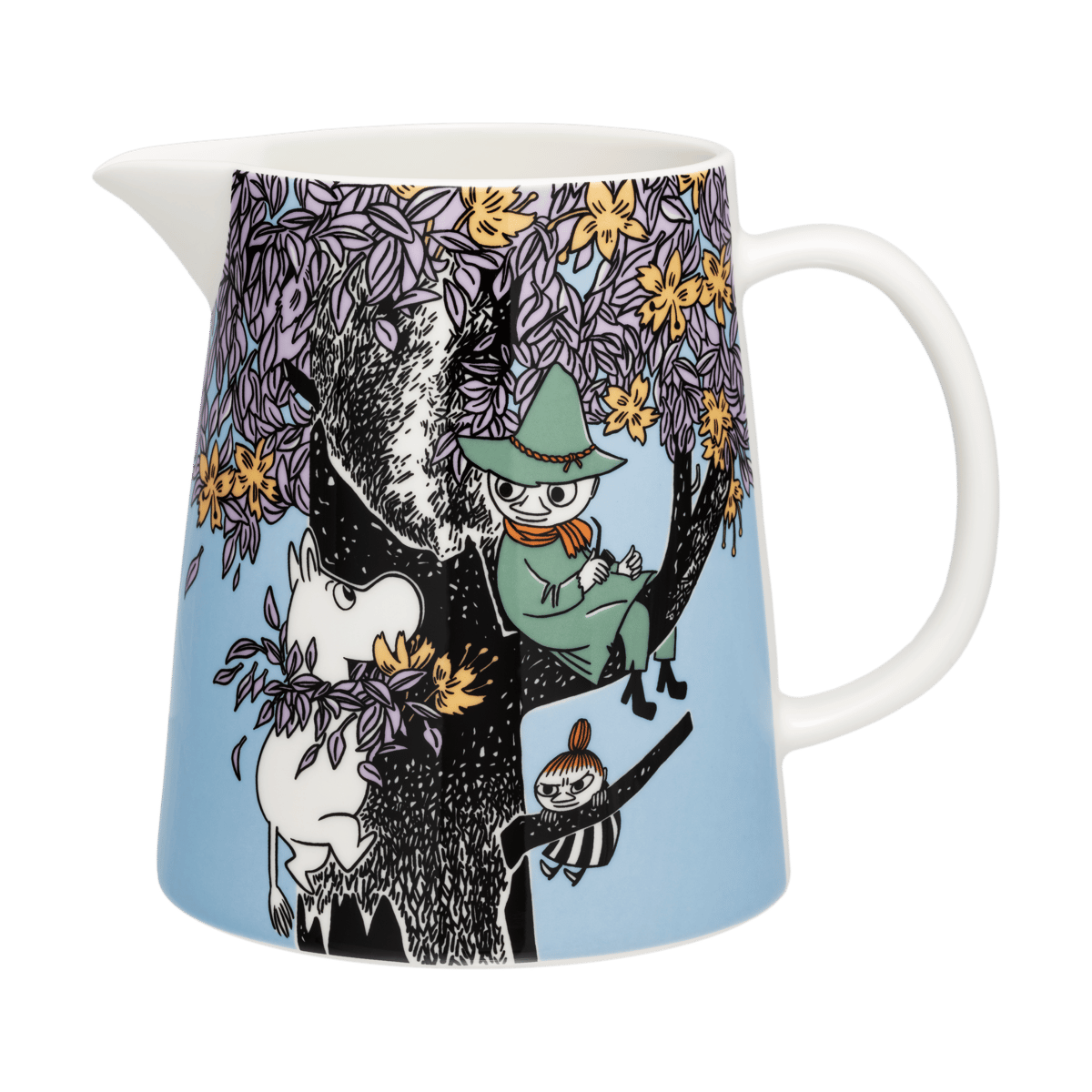 Moomin Arabia Sydänystävät Muumi kannu 1 l | Skandinaavinen Sisustus | Vesikannut & Karahvit | Monivärinen