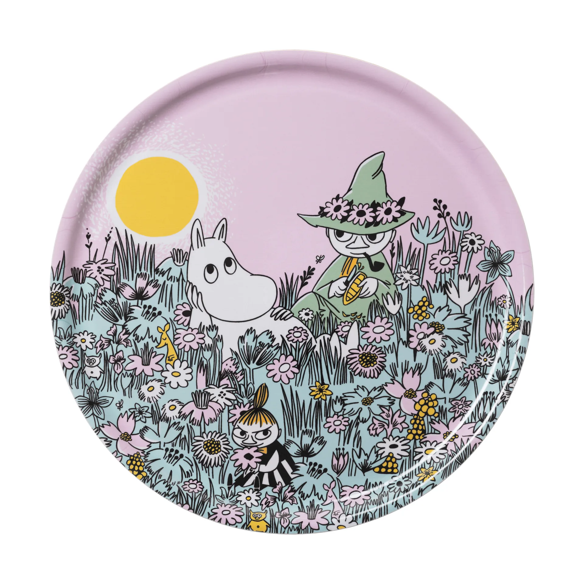 Sydänystävät Muumi tarjotin, Ø35 cm Moomin Arabia