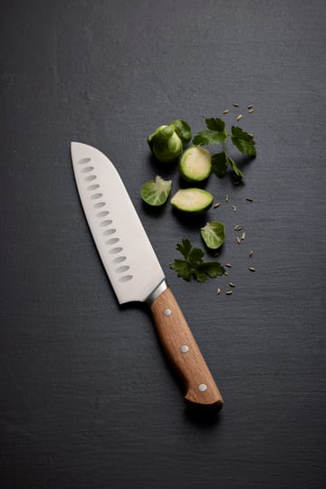 Foresta santoku-veitsi 30 cm - Ruostumaton teräs-tammi - Morsø