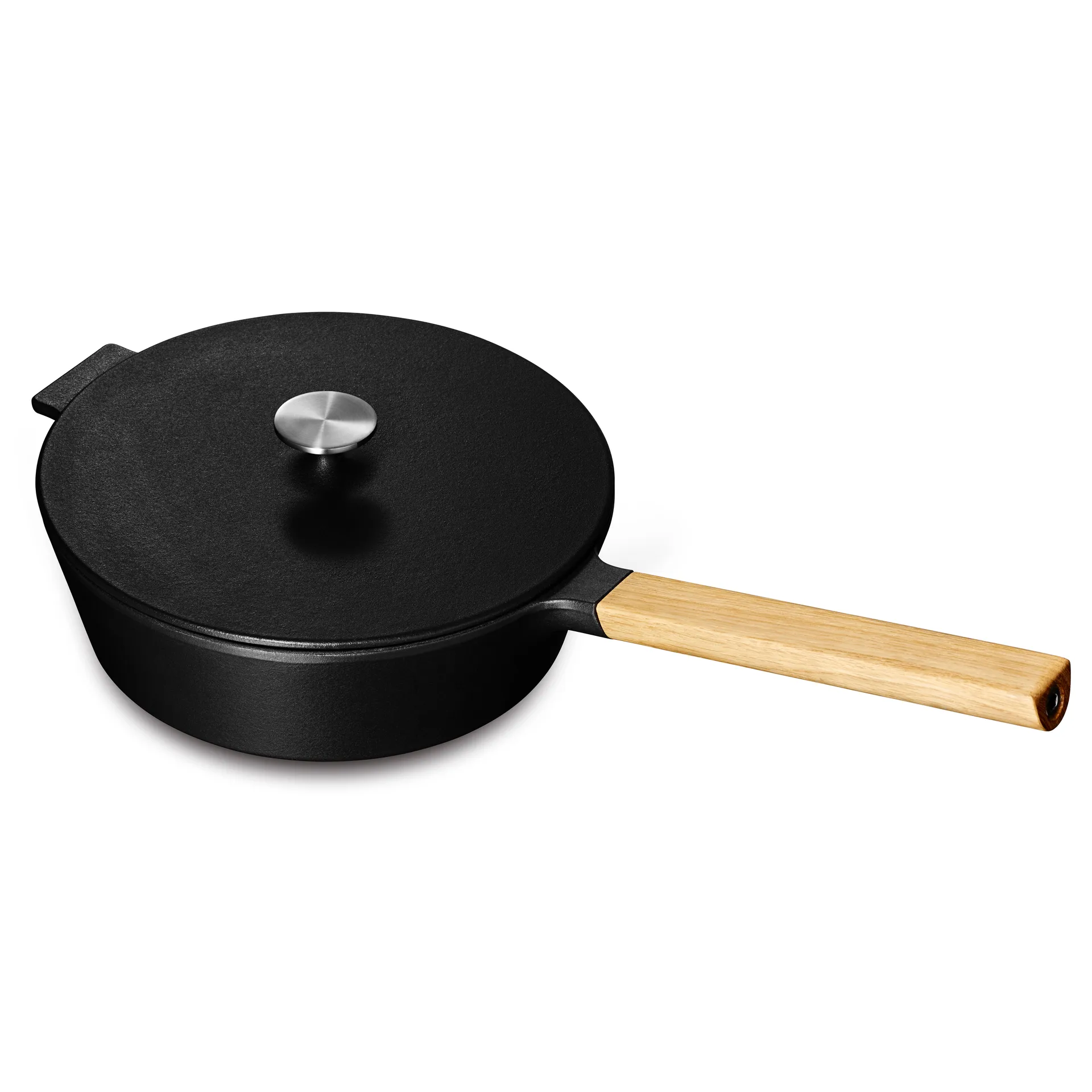 Morsø sauter-pannu kannella, 25 cm, Musta Morsø