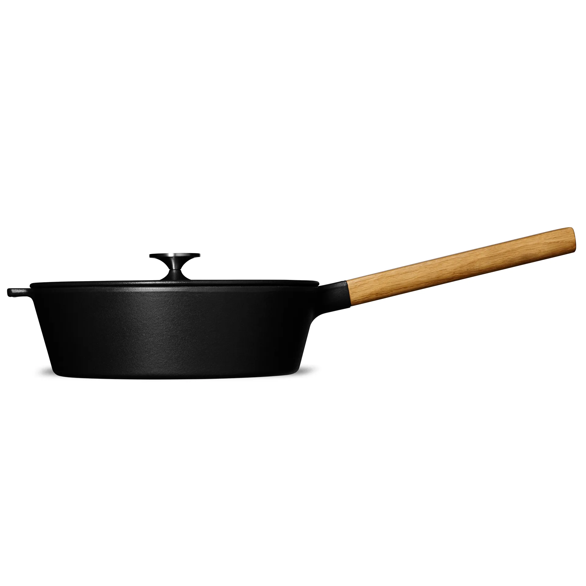 Morsø sauter-pannu kannella, 25 cm, Musta Morsø