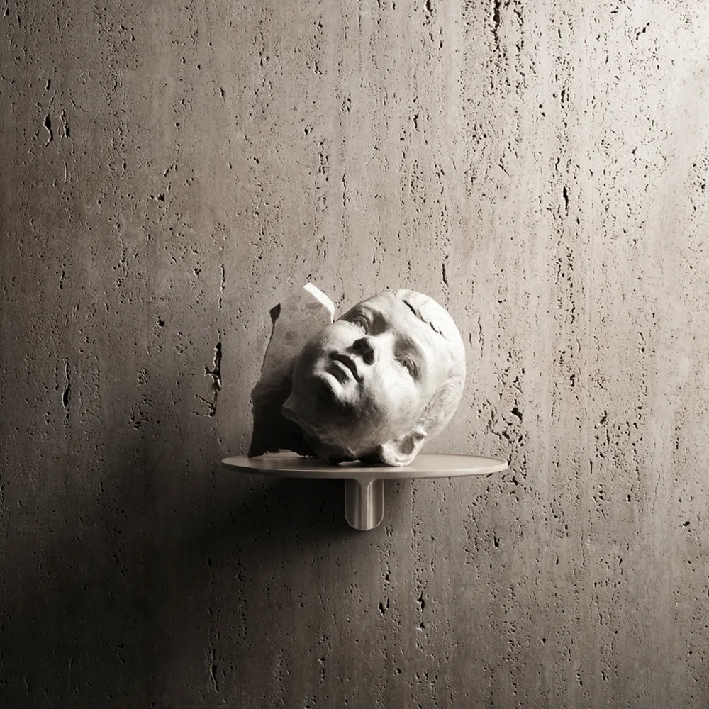 Museum NM&.045 seinähylly, Beige Museum