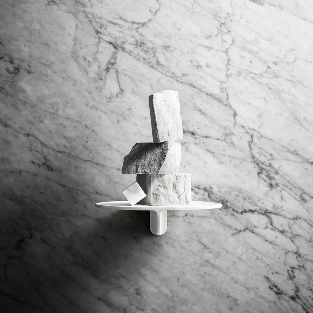 Museum NM&.045 seinähylly, Beige Museum