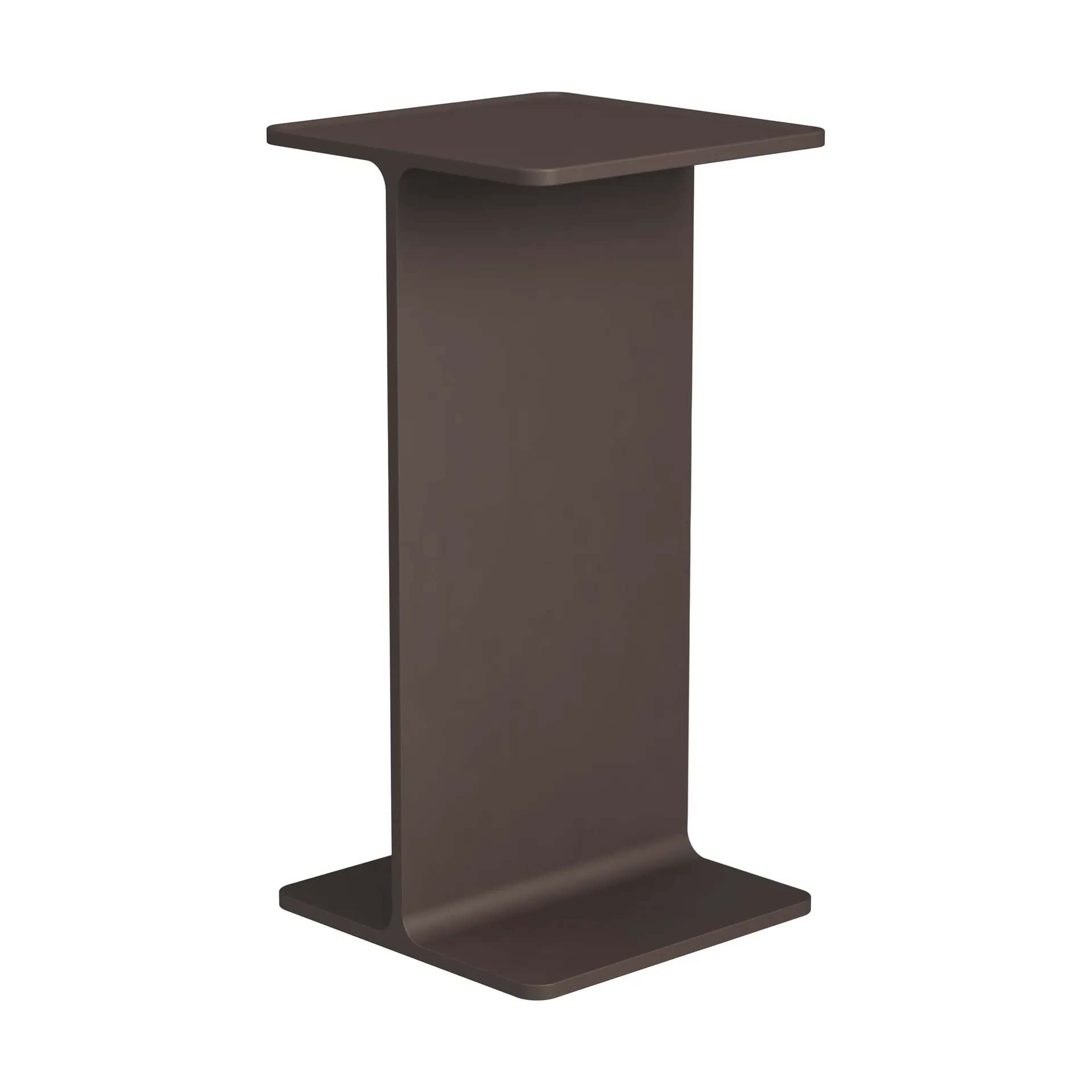 Museum Pedestal jalusta, Tummanruskea, 15x15x30 cm Museum