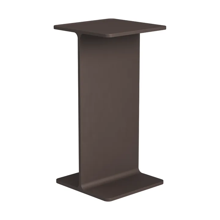 Museum Pedestal jalusta - Tummanruskea, 15x15x30 cm - Museum