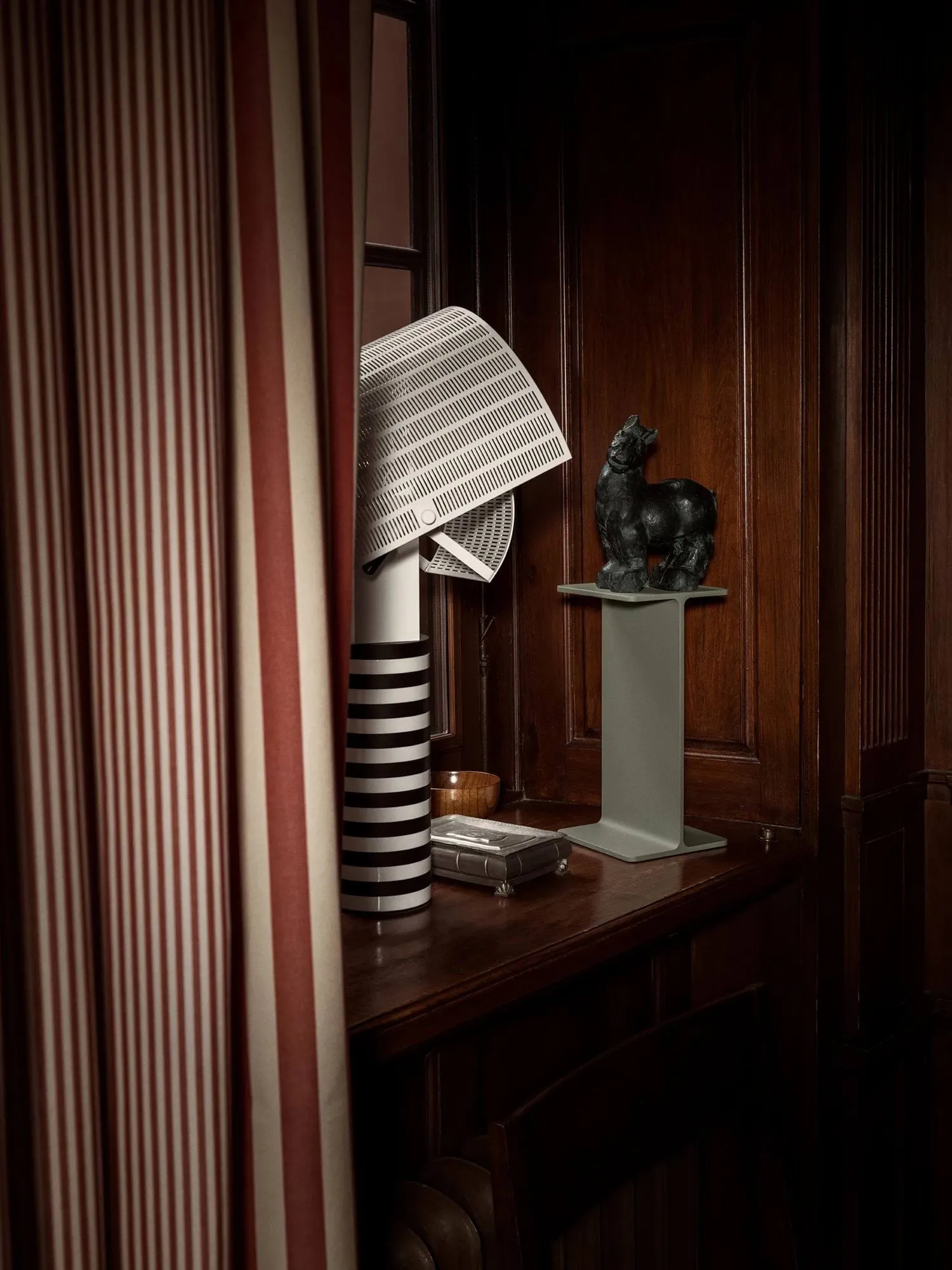 Museum Pedestal jalusta, Vihreä, 15x15x30 cm Museum