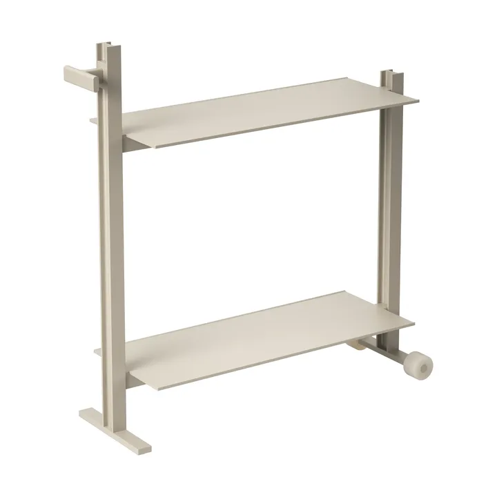 Museum Trolley tarjoiluvaunu - Beige, 74,5x77,5x24 cm - Museum