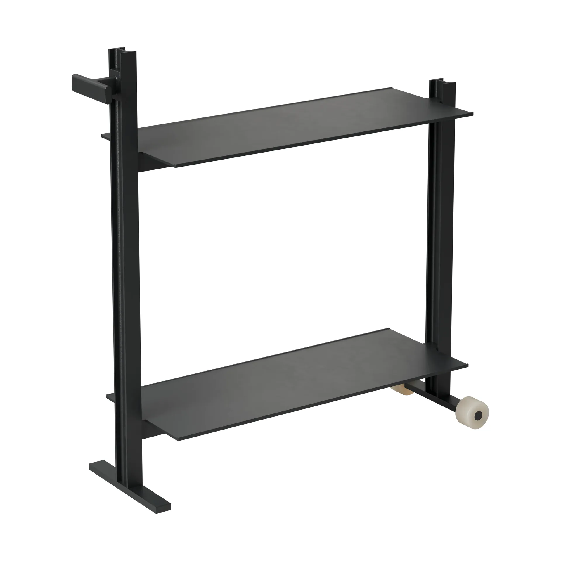 Museum Trolley tarjoiluvaunu, Musta, 74,5x77,5x24 cm Museum