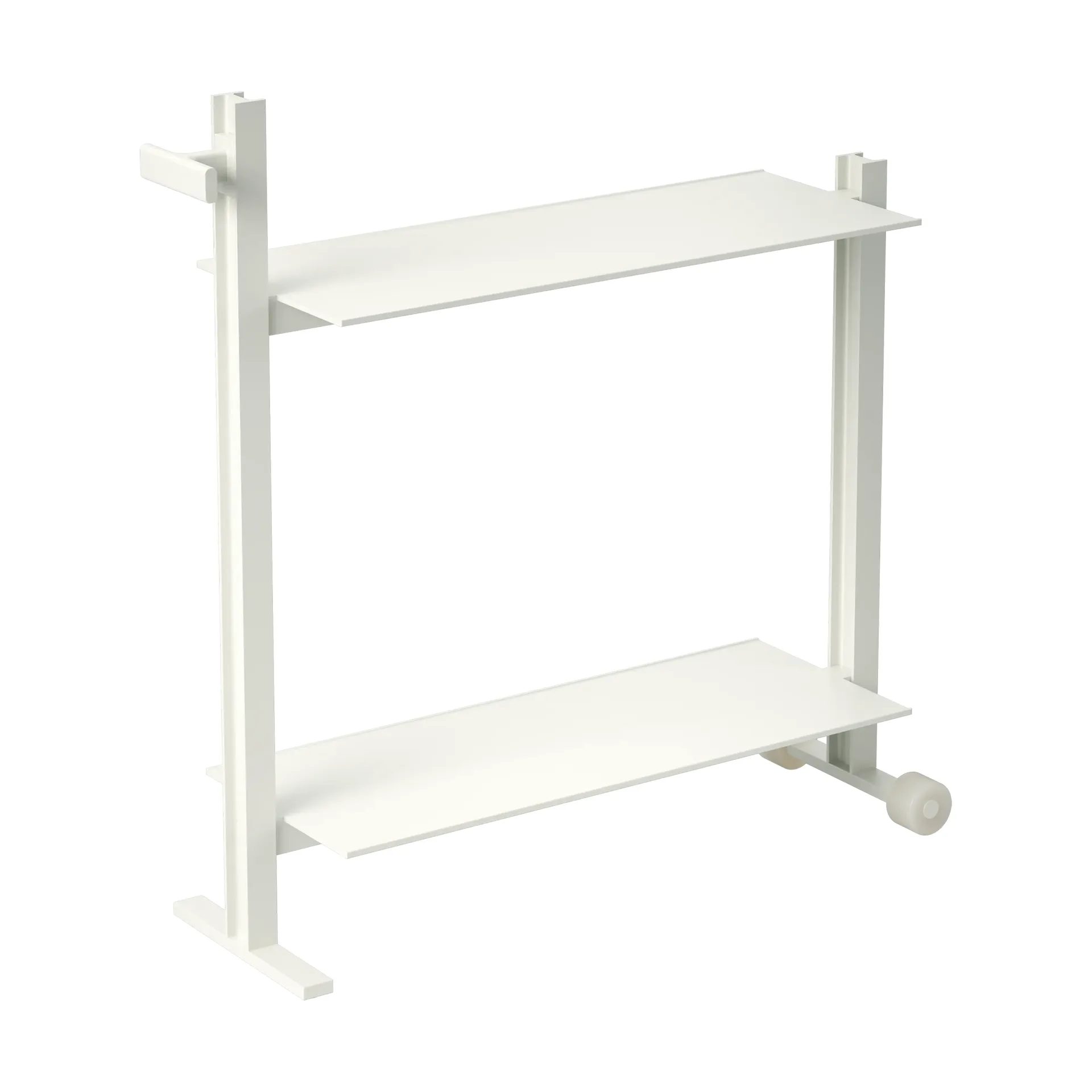 Museum Trolley tarjoiluvaunu, Valkoinen, 74,5x77,5x24 cm Museum