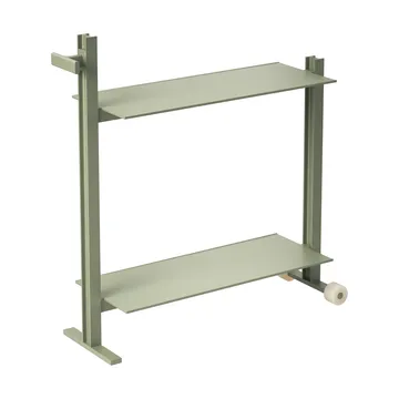 Museum Trolley tarjoiluvaunu - Vihreä, 74,5x77,5x24 cm - Museum