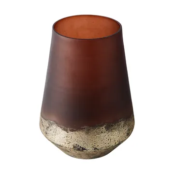 Lana maljakko Ø18x26 cm - Brown-gold - MUUBS