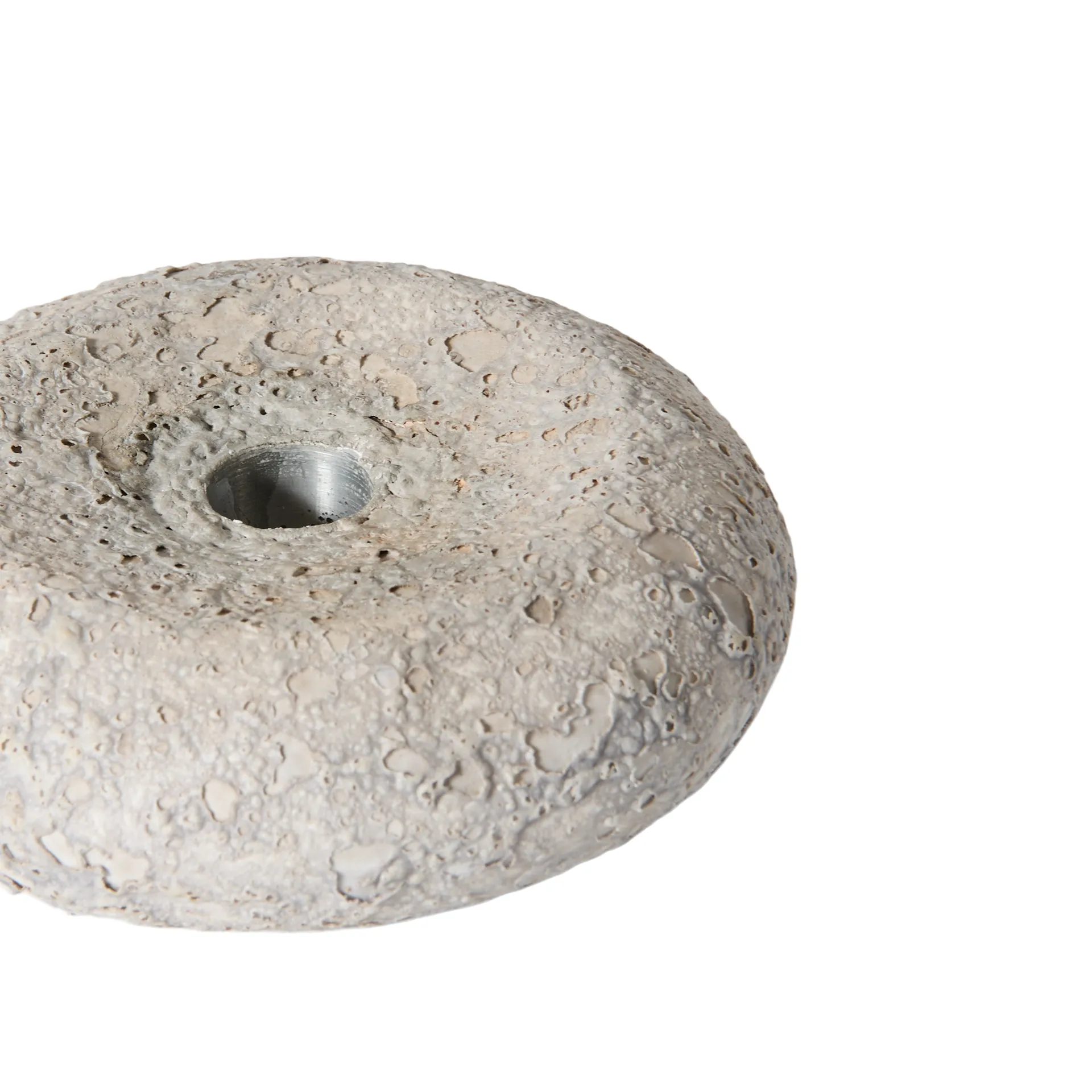 Luna kynttilänjalka, Harmaa, Ø13×4,8 cm MUUBS