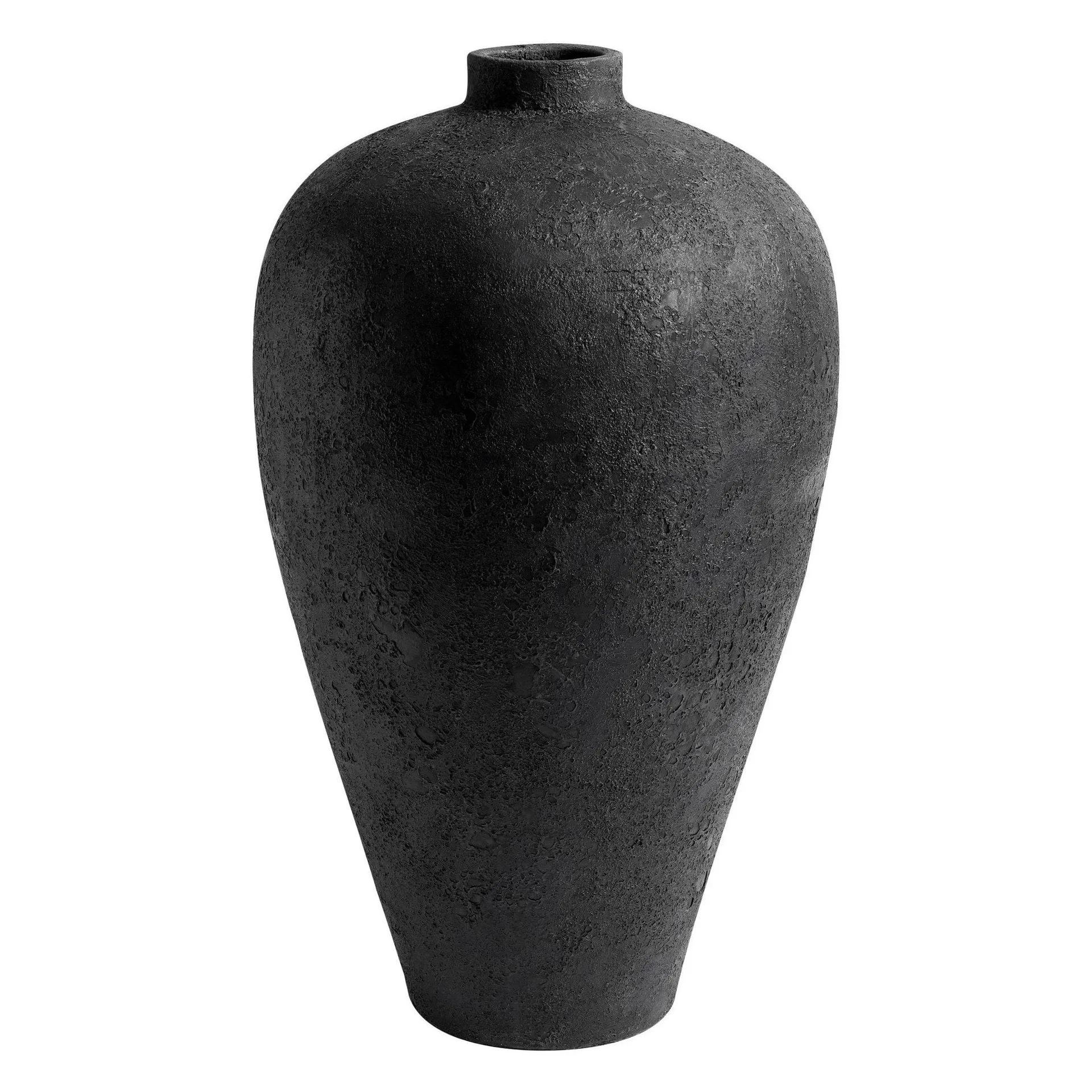 Luna ruukku 80 cm, Musta-terracotta MUUBS