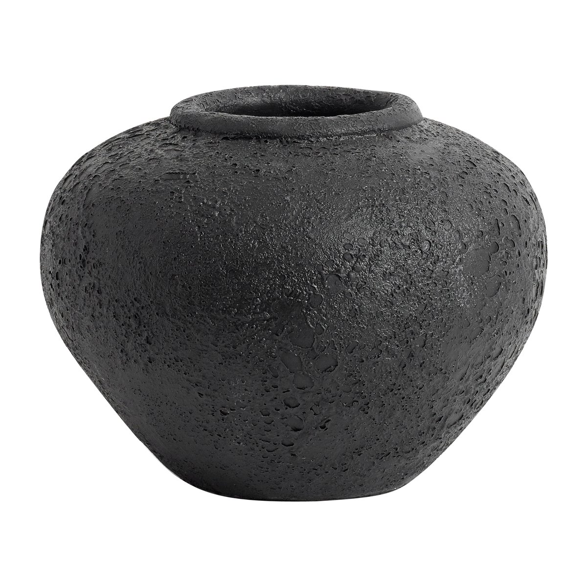 MUUBS Luna ruuku 25 cm Musta | Skandinaavinen Sisustus | Ruukut | Musta