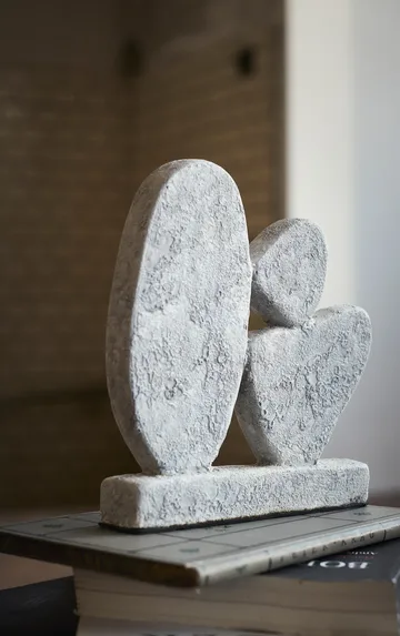 Luna veistos - Harmaa, 12×3×21,5 cm - MUUBS