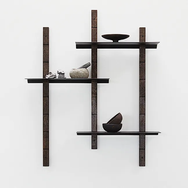 Oaks 70 hyllylevy, Musta MUUBS