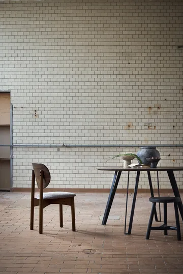 Oka tuoli - Tummaksi öljytty tammi, grey - MUUBS