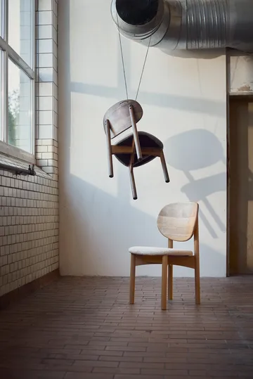 Oka tuoli - Tummaksi öljytty tammi, grey - MUUBS