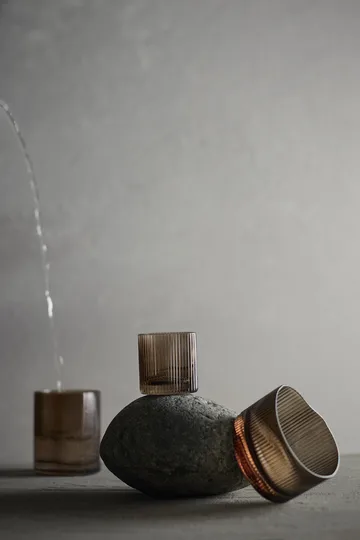 Ripe juomalasi matala 20 cl - Savunruskea - MUUBS