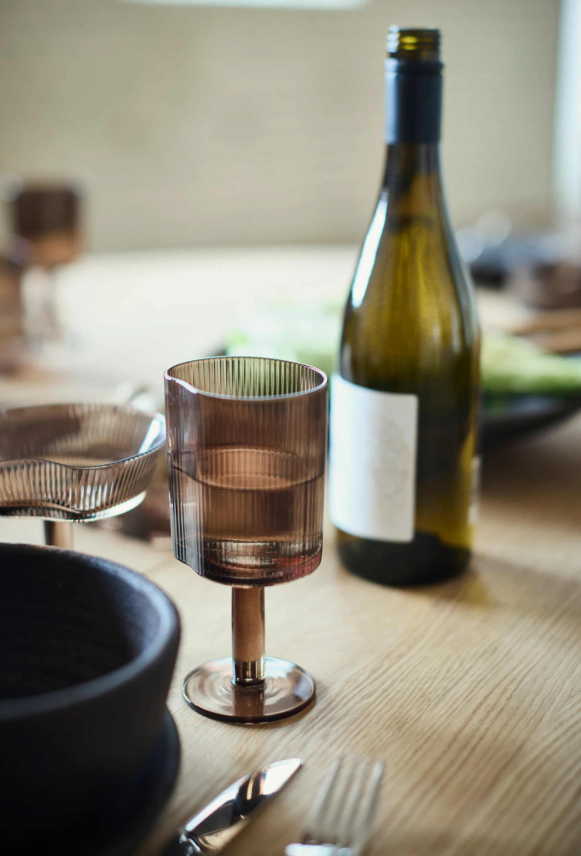 Ripe punaviinilasi 29,5 cl, Savunsävyinen ruskea MUUBS