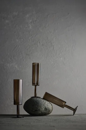 Ripe samppanjalasi 14,5 cl - Savunruskea - MUUBS