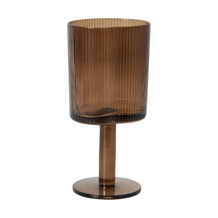 Ripe valkoviinilasi 21 cl - Savunruskea - MUUBS