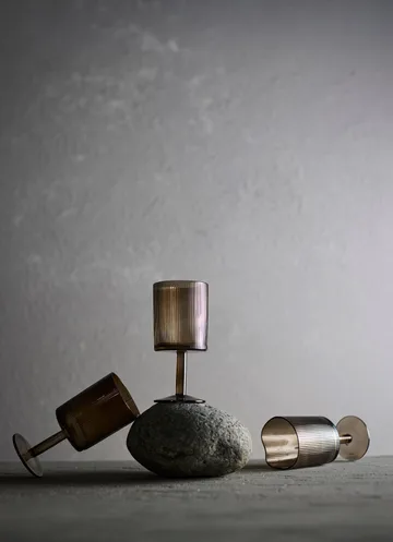 Ripe valkoviinilasi 21 cl - Savunruskea - MUUBS