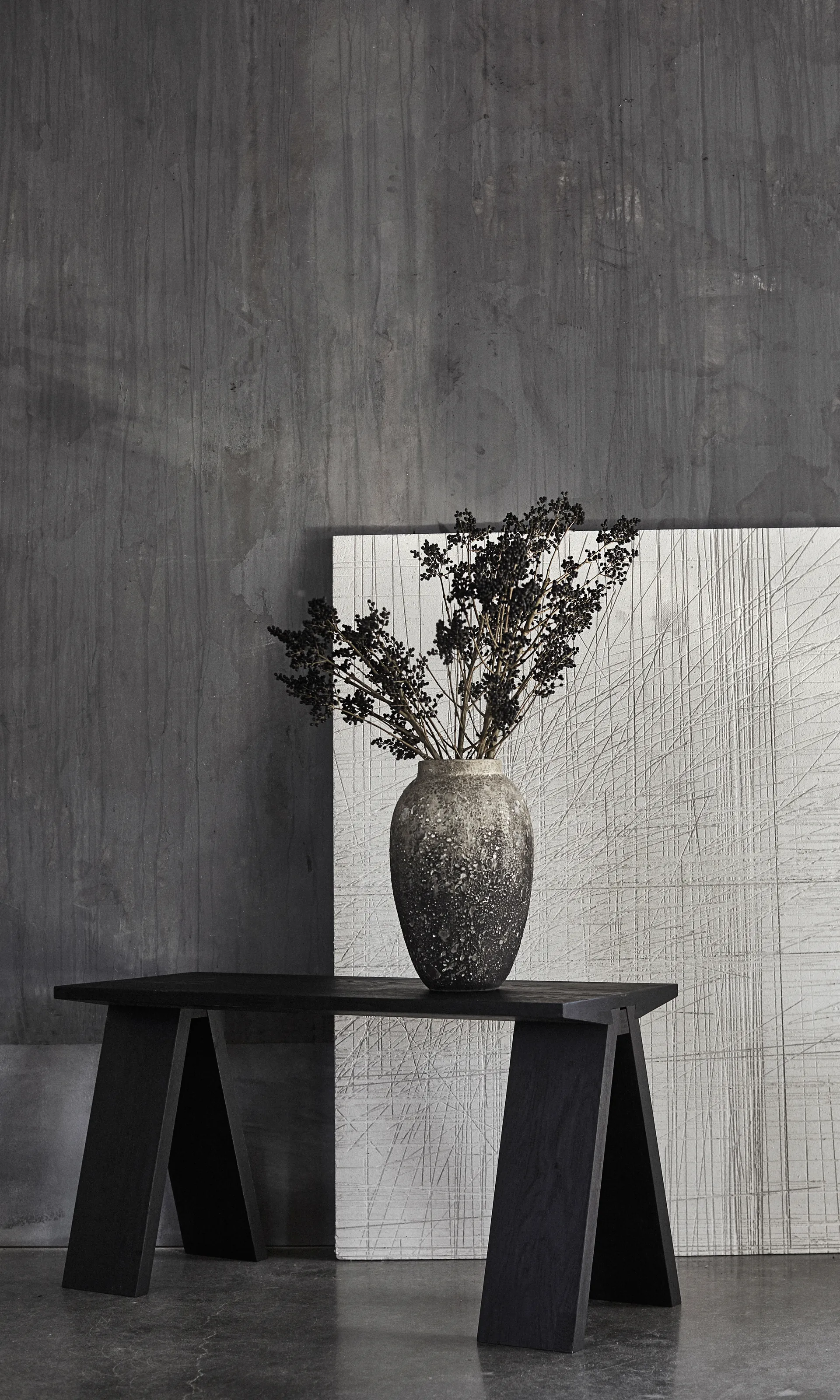 Suuriy maljakko 33 cm, Grey MUUBS