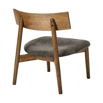 Tetra nojatuoli - Graniitinharmaa kangas tummaksi öljytty tammi - MUUBS