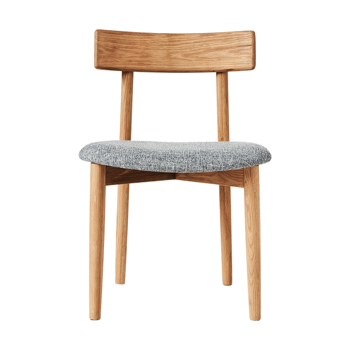 Tetra tuoli istuimella - Betonin värinen kangas-luonnollinen öljytty tammi - MUUBS