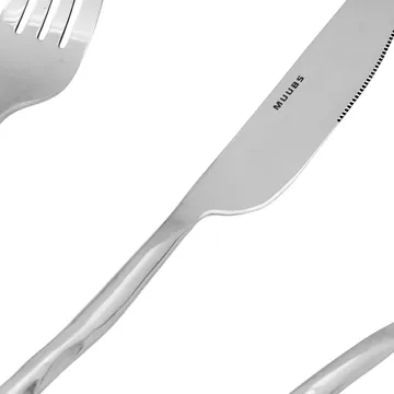 Uta aterinsetti 16 osaa - Kiillotettu teräs - MUUBS