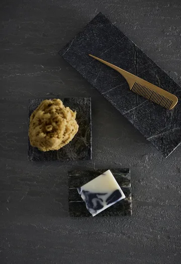 Valkoinen koristealusta - Meriruoho, 12x12 cm - MUUBS