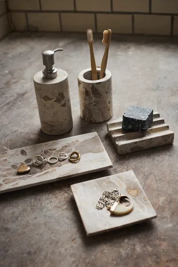 Valkoinen koristealusta - Seashell, 30×12 cm - MUUBS