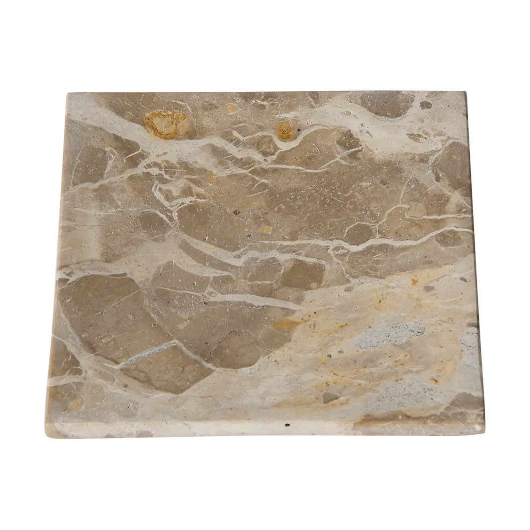 Valkoinen koristealusta, Simpukan kuori, 12×12 cm MUUBS