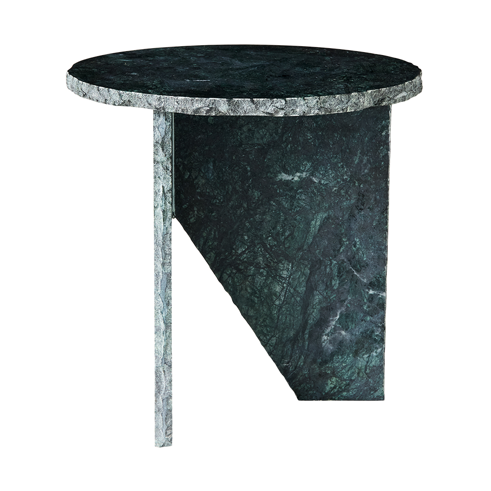 MUUBS Verde sivupöytä Ø40 cm Vihreä marmori